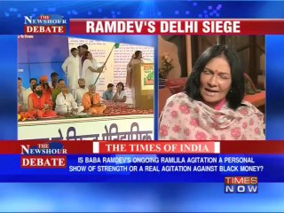 Newshour Debate: Can government ignore Ramdev (Part 2 of 3)
