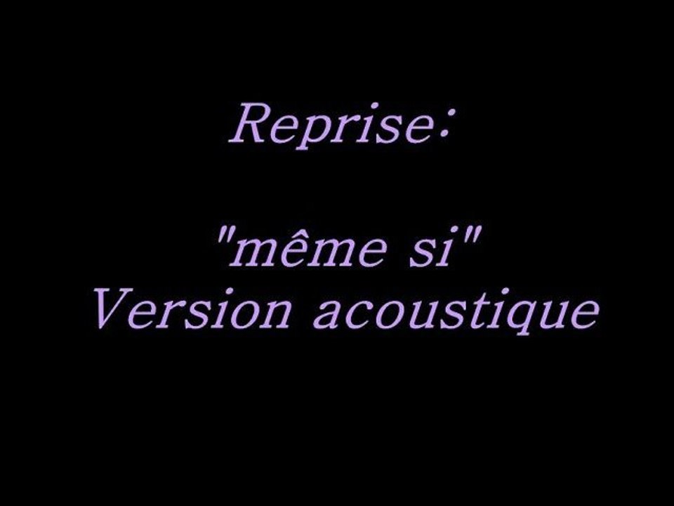 Même SI REPRISE PAR  ARTISTEFANFAN