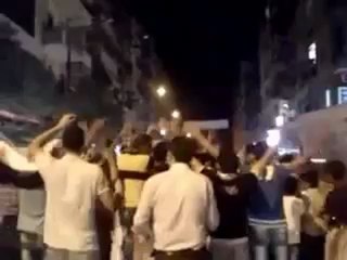 Syria فري برس حلب مظاهرة  الأشرفية 9 8 2012