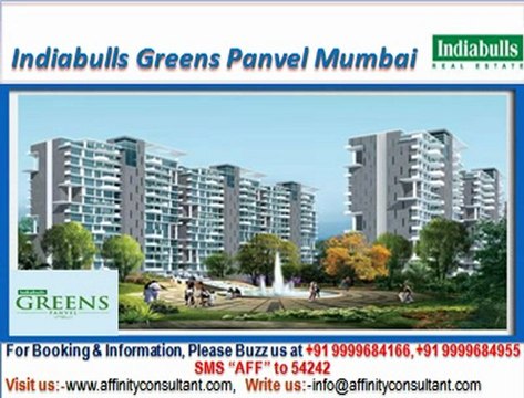 Indiabulls Greens Panvel apartments mumbai @ 09999684166