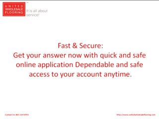 United wholesale Flooring offers zero interest on Financing