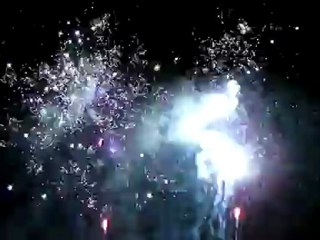 Feu d'artifice du Carnaval 2011 à Rome