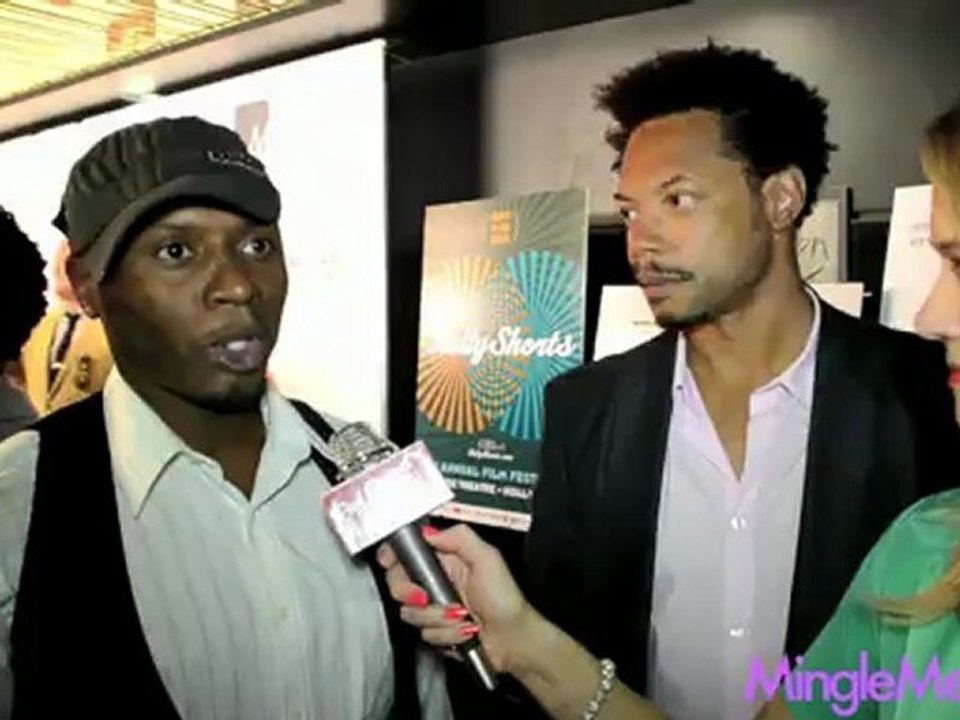 2012 HollyShorts Red Carpet: Malcolm Goodwin, L. Philipe Casseus