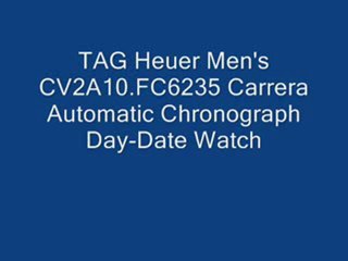 TAG Heuer Men's CV2A10.FC6235 Carrera Automatic Chronograph Day-Date Watch