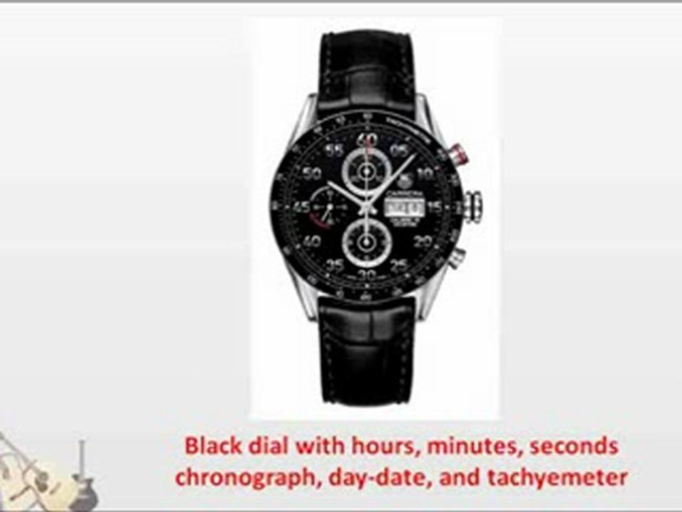 TAG Heuer Men's CV2A10.FC6235 Carrera Automatic Chronograph Day-Date Watch Unboxing