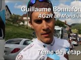 Cyclisme - la réaction de Guillaume Bonnafond à l'arrivée de la 4ème étape