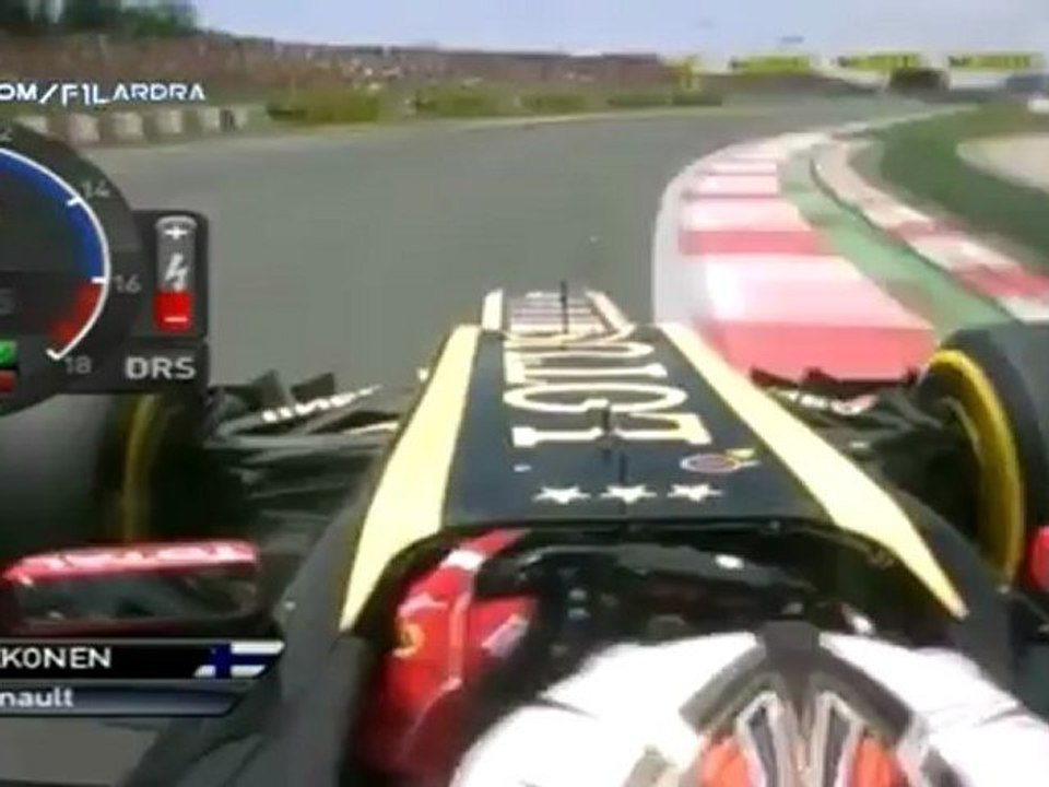 Kimi Raikkonen onboard at Spain 2012