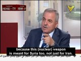 Hizbullah MP Ret. General Walid Sakariya Iranian Nuclear Weapon to Finish Off the Zionist Entity