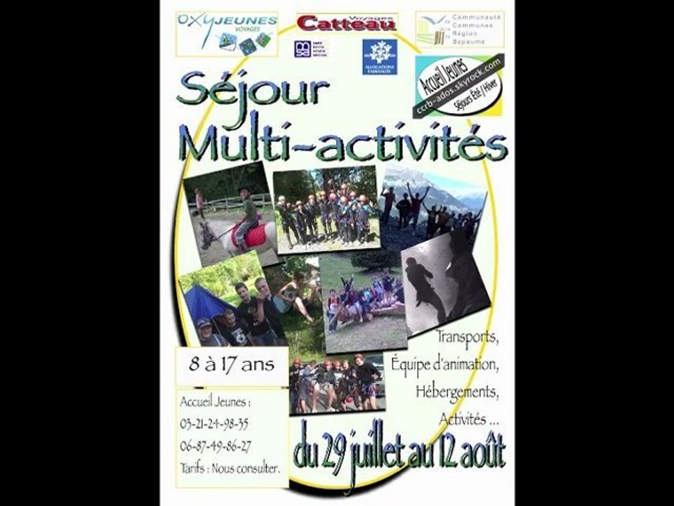 Gros dodo... Retour d'activités séjour CCRB