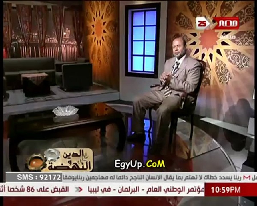 حلقة توفيق عكاشة في برنامج الحكم بعد المزاولة الممنوعه من العرض