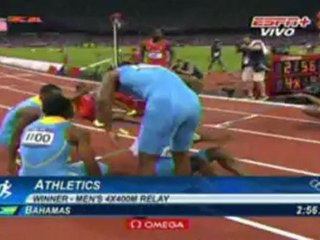 4 X 400 FINAL HOMBRES LONDRES 2012 BAHAMAS OSCAR PISTORIUS