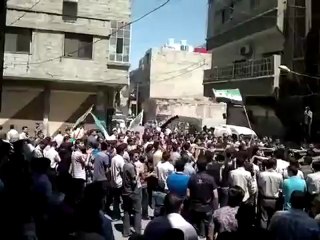 Syria فري برس  ريف دمشق عربين  جمعة سلحوناا بمضااداات الطيراان ج1