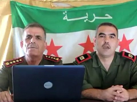 Syria فري برس ‫انشقاق العميد مصطفى الخابور والرائد زياد درويش‬‎