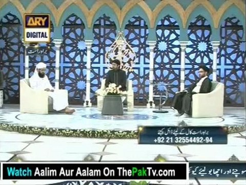 Aalim Aur Aalam With Tasleem Sabri In Ary Digital 11th Aug 2012