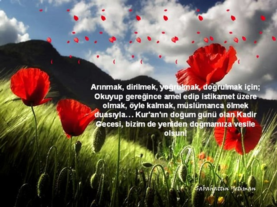 Cenabı hak mağfiret olunanlardan eylesin...