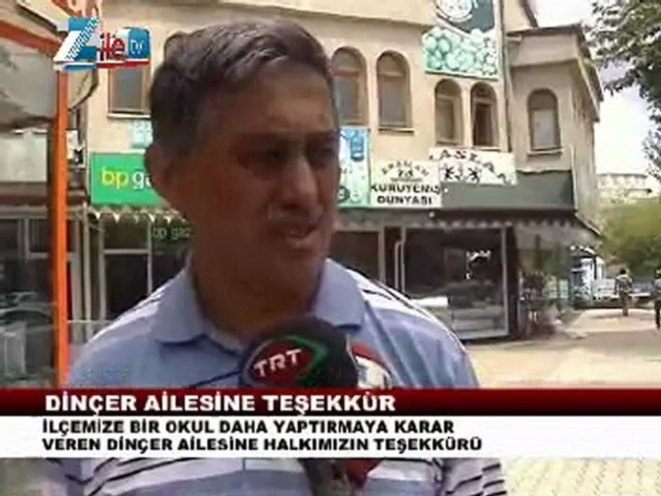 Dinçer ailesine halkımızdan teşekkür