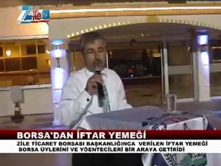 Zile ticaret borsasından iftar