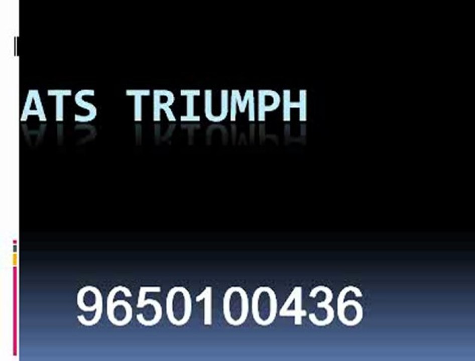 ATS SECTOR 104  ( 9650100436 ) Paras Sector 106 GURGAON