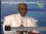 KERFALLA YANSANE MINISTRE DES FINANCES GUINEE, INVITE RTG