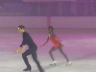 gala de courchevel du 9 aout 2012 Vanessa James et Morgan Cipres