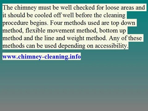 How to clean your chimney Chimney cleaning