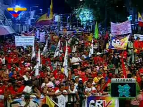 (VÍDEO) Todo listo para exhibición de Pastor Maldonado en Los Próceres (10-08-12)