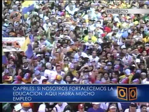 Capriles desde Ciudad Bolívar: Mi compromiso es con la seguridad de los venezolanos