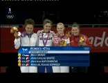 Milica Mandic dodela medalja - zlato za Srbiju