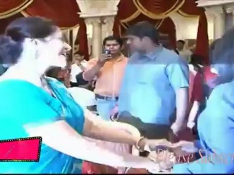 Ekta Kapoor with Aruna Irani on Sets of 'Parichay Nayee Zindagi Kay Sapno Ka'