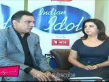 Boman Irani and Farah Khan At Indian Idol