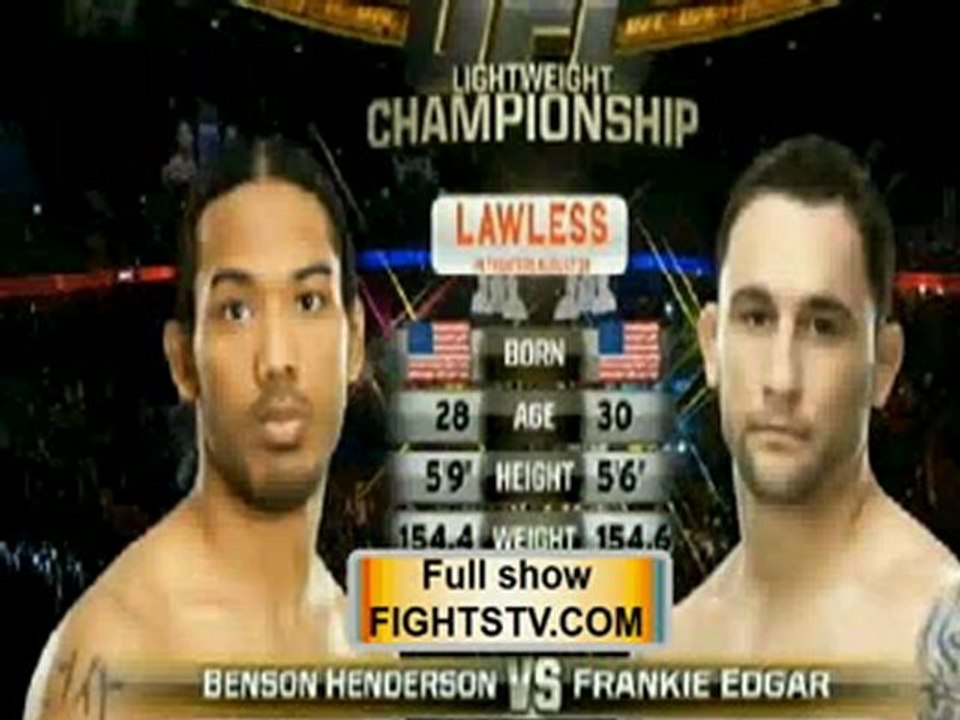 BENSON HENDERSON VS FRANKIE EDGAR II