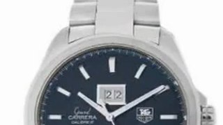 TAG Heuer Men's WAV5111.BA0901 Grand Carrera Grand Date GMT Watch
