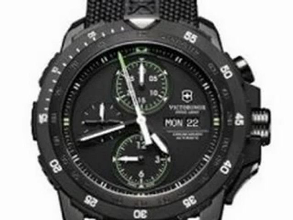 Victorinox Swiss Army Alpnach Chronograph Black Dial Mens Watch 241527