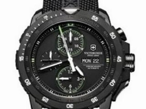 BEST BUY Victorinox Swiss Army Alpnach Chronograph Black Dial Mens Watch 241527