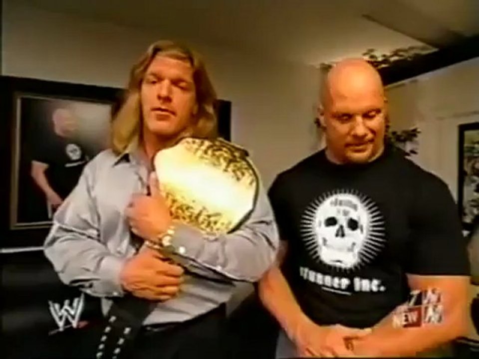 Stone Cold Steve Austin _ Triple H Backstage Segment