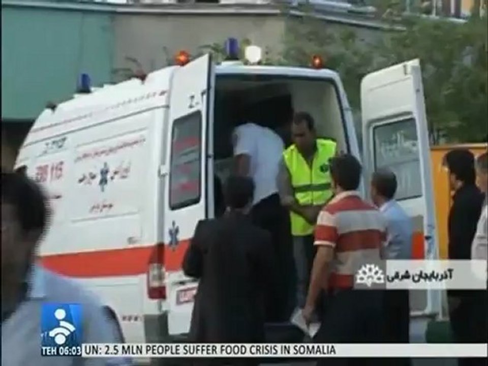 Aftermath of two quakes in Iran