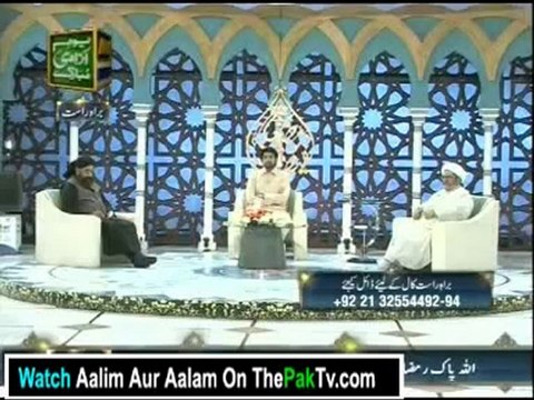 Aalim Aur Aalam Tasleem Sabri In Ary Digital 12th Aug 2012