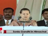 Sonia Gandhi in HP recalls Jawahar Lal Nehru, Indira Gandhi and Rajiv Gandhi