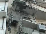 Syria فري برس صلاح الدين   اثار القصف الصاروخي الوحشي على الحي 11 8 2012  ج3