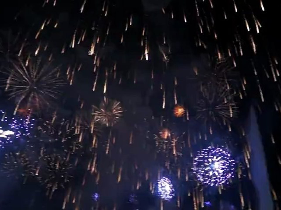 Bouquet final du feu d'artifice des fêtes de Genève