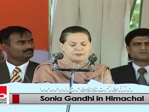Sonia Gandhi appreciates the secular tradition of Himachal Pradesh