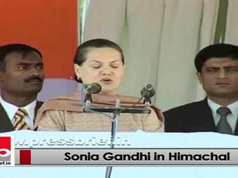 Sonia Gandhi in Himachal Pradesh: UPA Govt. treats every state equally