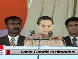 Sonia Gandhi in Himachal Pradesh talks about UPA govt’s historic legislations