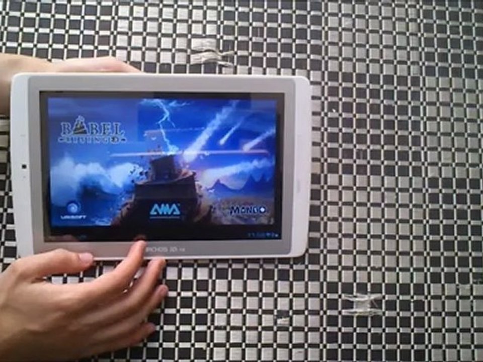 Test Archos 101XS: Interface