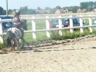 Maelly au cours d'équitation août 2012