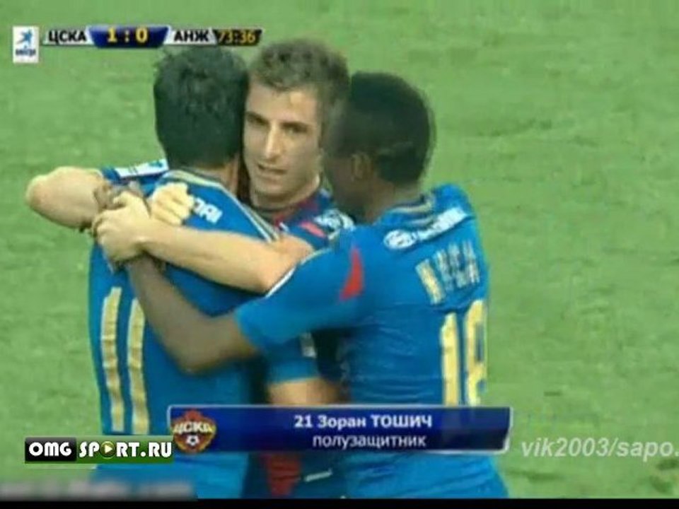 CSKA 1-0 ANZHI All goals / 12.08.2012