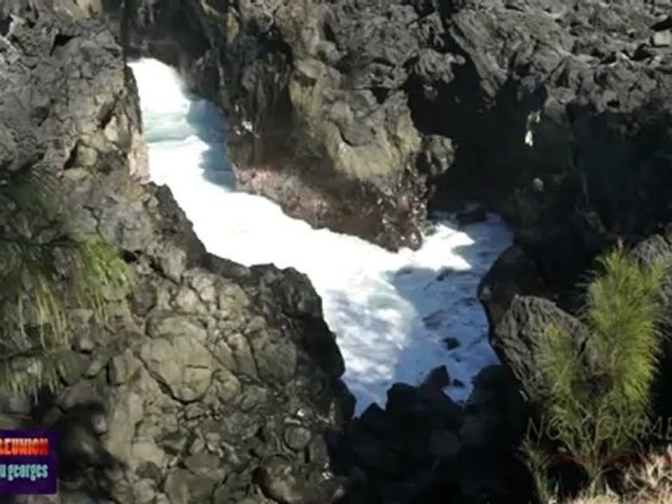 Ile de la Réunion gouffre de l'Etang Salé