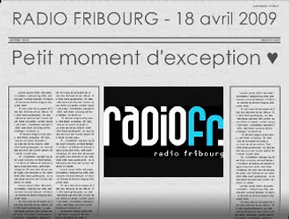 Petit moment radiophonique d'exception