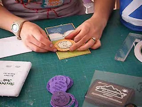 Carte Caféine avec les tampons personnalisables JustRite.