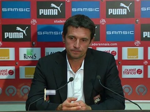 Conférence de presse Stade Rennais FC - Olympique Lyonnais : Frédéric ANTONETTI (SRFC) - Rémi GARDE (OL) - saison 2012/2013